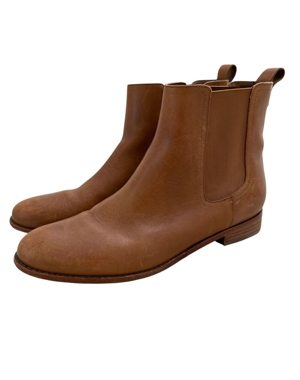 Lauren Ralph Lauren Brylee Brown Leather Chelsea Ankle Boots Women’s 11B RLL